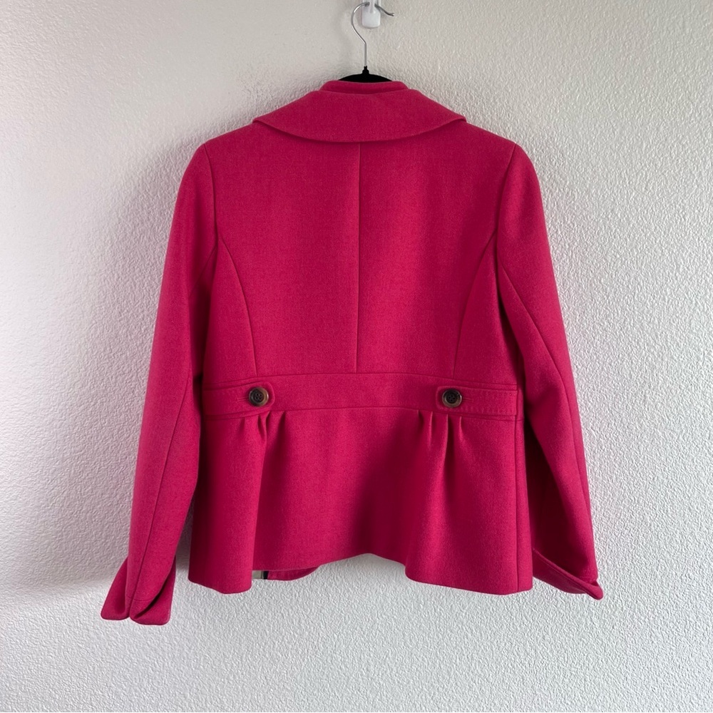 J.‎ Crew Women's Wool Three-Button Peter Pan Collar Blazer - Picture 4 of 9